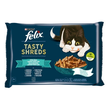 Felix Tasty Shreds s lososem