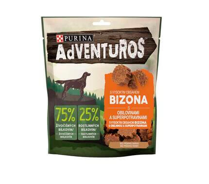 ADVENTUROS s bizoní příchutí a brusinkovou šťávou