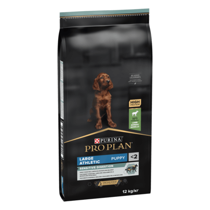PURINA® PRO PLAN® Large Puppy Athletic Sensitive Digestion, jehněčí