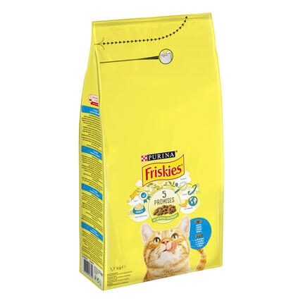 FRISKIES s lososem a přidanou zeleninou