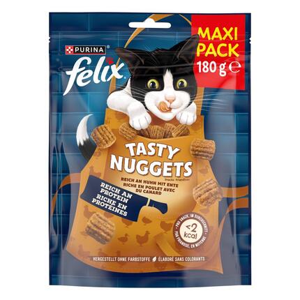 Felix® Tasty Nuggets bohaté na kuře, s kachnou 180 g