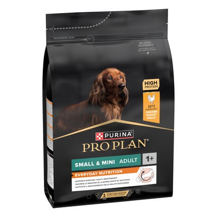 PURINA® PRO PLAN® Small & Mini Adult s EVERYDAY NUTRITION a vysokým obsahem kuřete