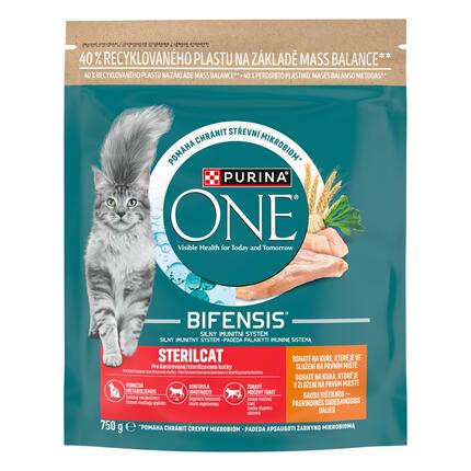 Purina ONE Bifensis Sterilised granule pro kočky kuře