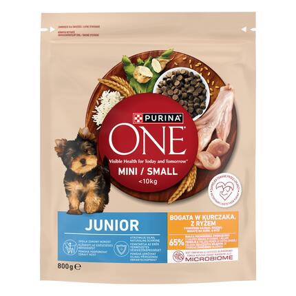 PURINA ONE® MINI Junior – kuře - přední strana