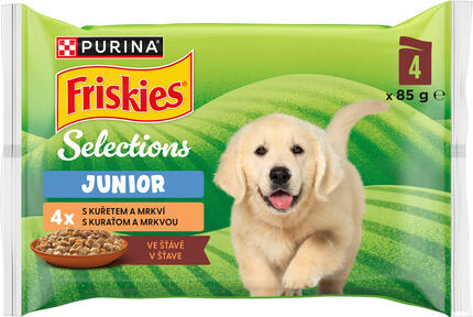 Friskies® Selections Junior - přední strana obalu