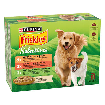 Friskies® Dog Adult multipack v želé (mix) - přední strana