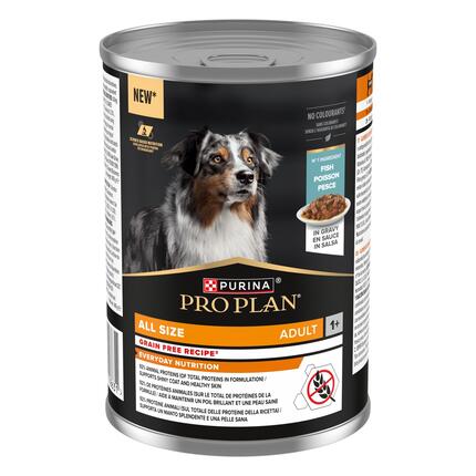 PRO PLAN ALL SIZE ADULT Everyday Nutrition konzerva pro psy s rybami ve šťávě