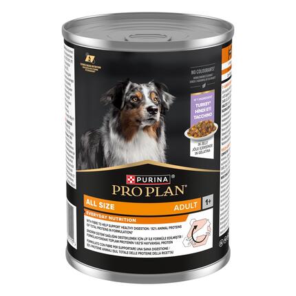 PRO PLAN ALL SIZE ADULT Everyday Nutrition konzerva pro psy s krůtou v želé
