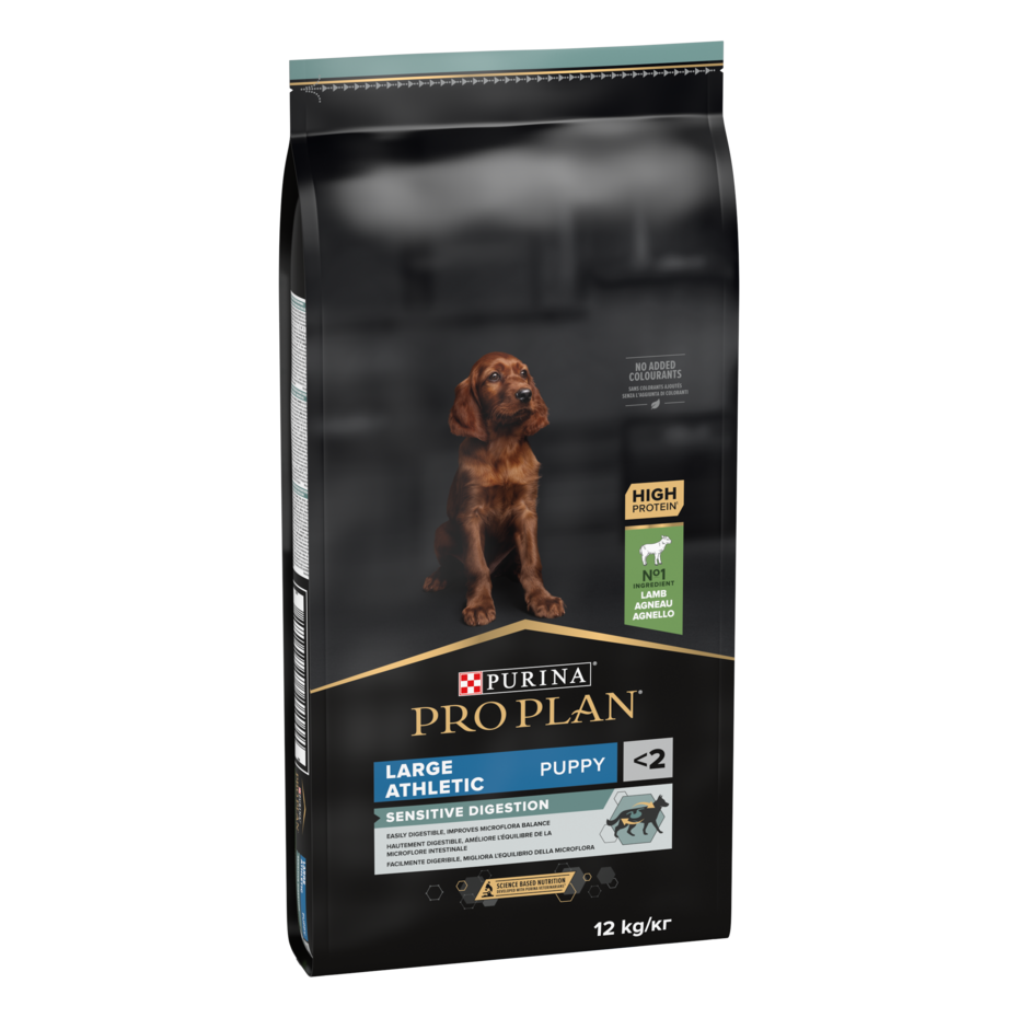 PURINA® PRO PLAN® Large Puppy Athletic Sensitive Digestion, jehněčí