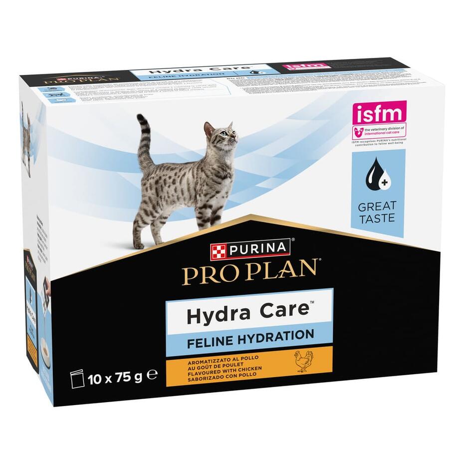 PURINA® PRO PLAN® HYDRA CARE hydratační doplněk pro kočky, s příchutí kuřete