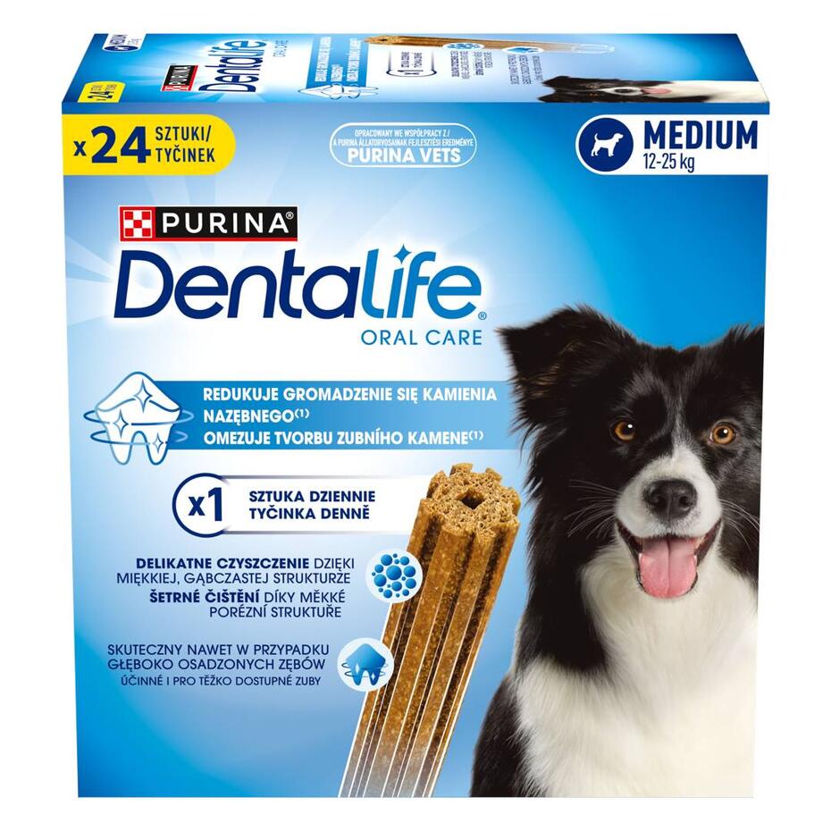 DENTALIFE dog MEDIUM Multipack 24 tyčinek