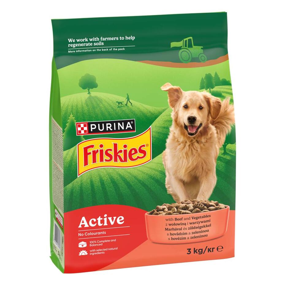 Friskies® Active granule pro psy hovězí