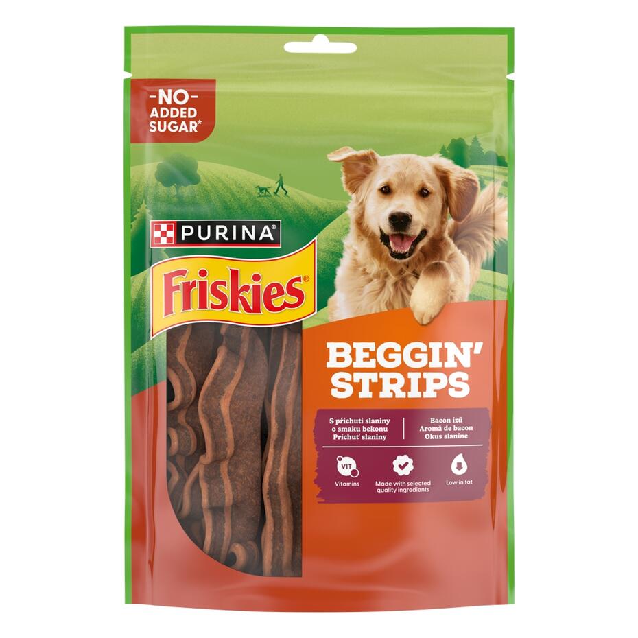 Friskies Beggin Strips pamlsky pro psy slanina