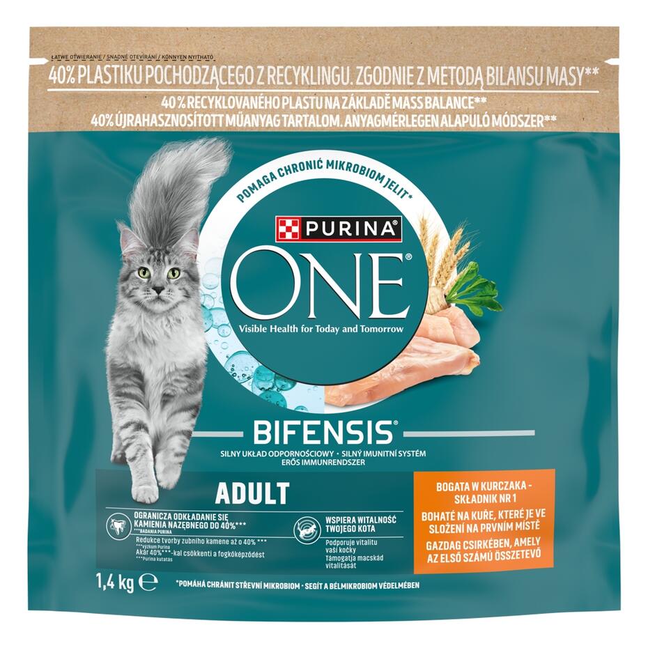 Purina ONE Bifensis Adult granule pro kočky kuře