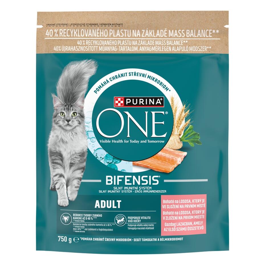 Purina ONE Bifensis Adult granule pro kočky losos