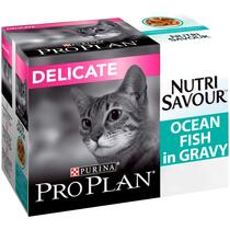 PRO PLAN Sensitive Digestion NUTRISAVOUR Ocean Fish in Gravy Wet Cat Food