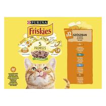 FRISKIES cat multipack kuře, kachna, losos, krůta