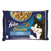 Felix Sensations Sauces multipack s treskou a sardinkami v omáčce 4x85 g