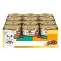 GOURMET GOLD králík a játra, dušené a grilované kousky