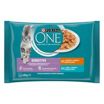 PURINA ONE Multipack SENSITIVE minifiletky s kuřetem