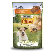 FRISKIES dog ADULT s kuřetem a mrkví ve šťávě