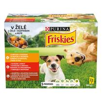 FRISKIES dog ADULT multipack hovězí/kuře/jehněčí v želé