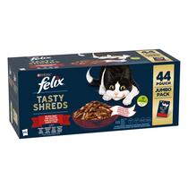 FELIX TASTY SHREDS Multipack s hovězím, kuřetem, kachnou, krůtou ve šťávě 44x80g