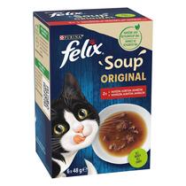 FELIX Soup 6x48g polévky s hovězím, kuřetem a jehněčím