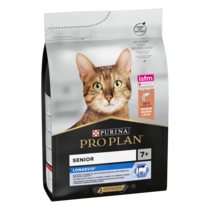 PURINA® PRO PLAN® Adult 7+ LONGEVIS, granule pro kočky s vysokým obsahem lososa