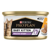 PURINA® PRO PLAN® Baby Kitten HEALTHY START, paštika s vysokým obsahem kuřete, konzerva