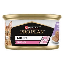 PURINA® PRO PLAN® DELICATE, paštika s vysokým obsahem krůty, konzerva