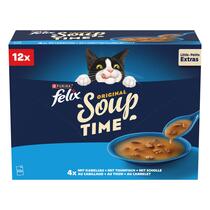 FELIX® Soup polévky s treskou, tuňákem a platýsem 12x48 g