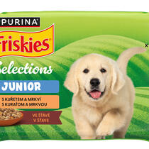 Friskies® Selections Junior - přední strana obalu