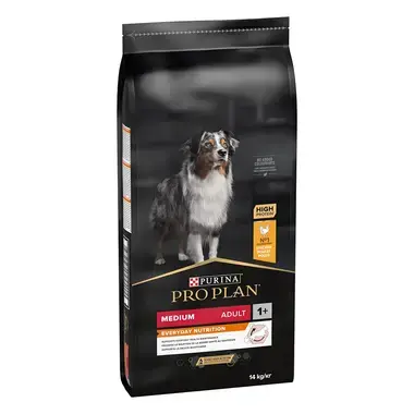 PURINA® PRO PLAN® Medium Adult s OPTIBALANCE™ a vysokým obsahem kuřete