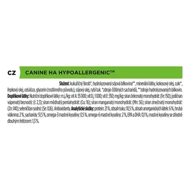 PURINA® PRO PLAN® VETERINARY DIETS Canine HA Hypoallergenic, granule pro psy
