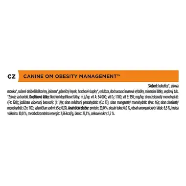 PURINA® PRO PLAN® VETERINARY DIETS Canine OM Obesity Management, granule pro psy
