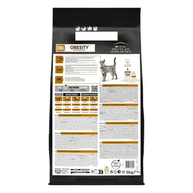 PURINA® PRO PLAN® VETERINARY DIETS Feline OM St/Ox Obesity Management, granule pro kočky