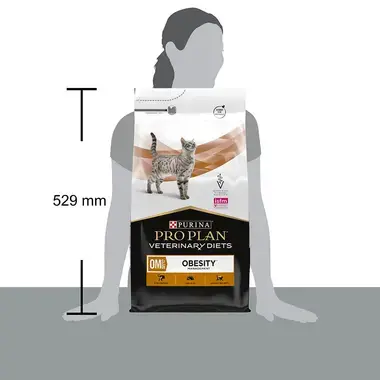 PURINA® PRO PLAN® VETERINARY DIETS Feline OM St/Ox Obesity Management, granule pro kočky