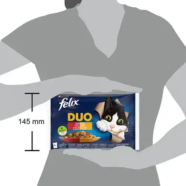 Felix Fantastic Duo multipack lahodný výběr 4x85 g