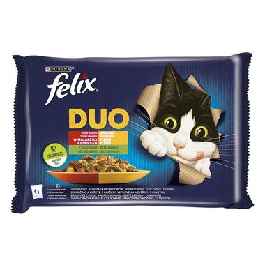 Felix Fantastic Duo multipack výběr se zeleninou 4x85 g