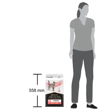 PURINA® PRO PLAN® VETERINARY DIETS Feline DM St/Ox Diabetes Management, granule pro kočky