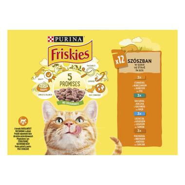 FRISKIES cat multipack hovězí, kuře, tuňák, treska 