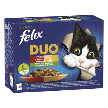Felix Fantastic Duo multipack lahodný výběr se zeleninou 12x85 g