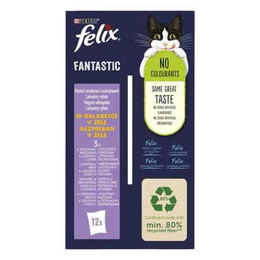 Felix Fantastic multipack výběr se zeleninou v želé 12x85 g