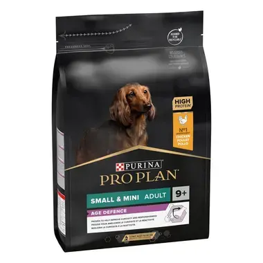 PURINA® PRO PLAN® Small & Mini Adult Dog 9+ Age Defence, kuře