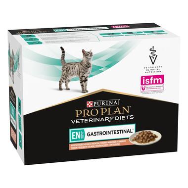 PURINA® PRO PLAN® VETERINARY DIETS Feline EN St/Ox Gastrointestinal, kapsička pro kočky s lososem