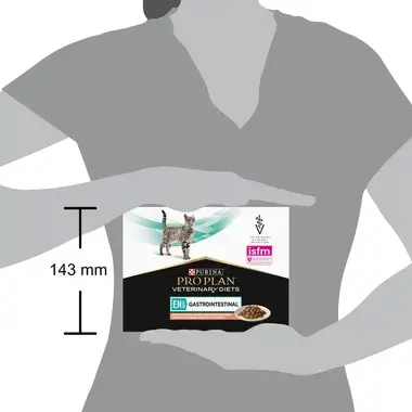 PURINA® PRO PLAN® VETERINARY DIETS Feline EN St/Ox Gastrointestinal, kapsička pro kočky s lososem