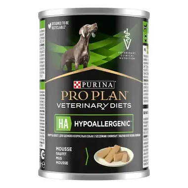 PURINA® PRO PLAN® VETERINARY DIETS Canine HA Hypoallergenic, konzervované krmivo pro psy