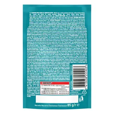 PURINA ONE INDOOR mini filetky s tuňákem a zelenými fazolkami ve šťávě