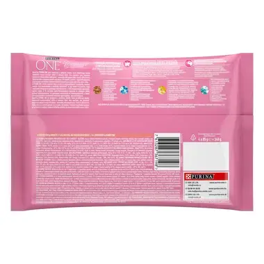 PURINA ONE Multipack JUNIOR minifiletky s lososem a mrkví ve šťávě